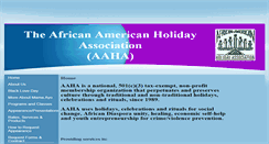 Desktop Screenshot of africanamericanholidays.org