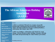 Tablet Screenshot of africanamericanholidays.org